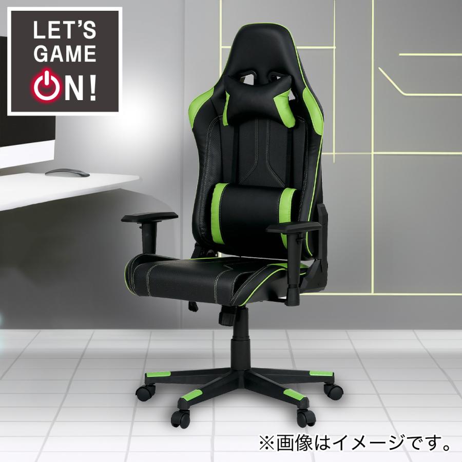 ゲーミングチェア(GM707 BK/GR) ニトリ 🎍楽天市場】ゲーミングチェア(GM707 フットレスト付き ) ニトリ : ニトリ